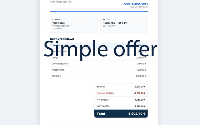 Simple Offer Προβολή εικόνας